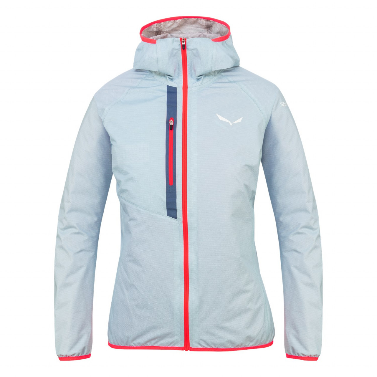 Chaqueta Hardshell Mujer Chile - Salewa Puez Light Powertex - Gris/Azules - KWIB-93087